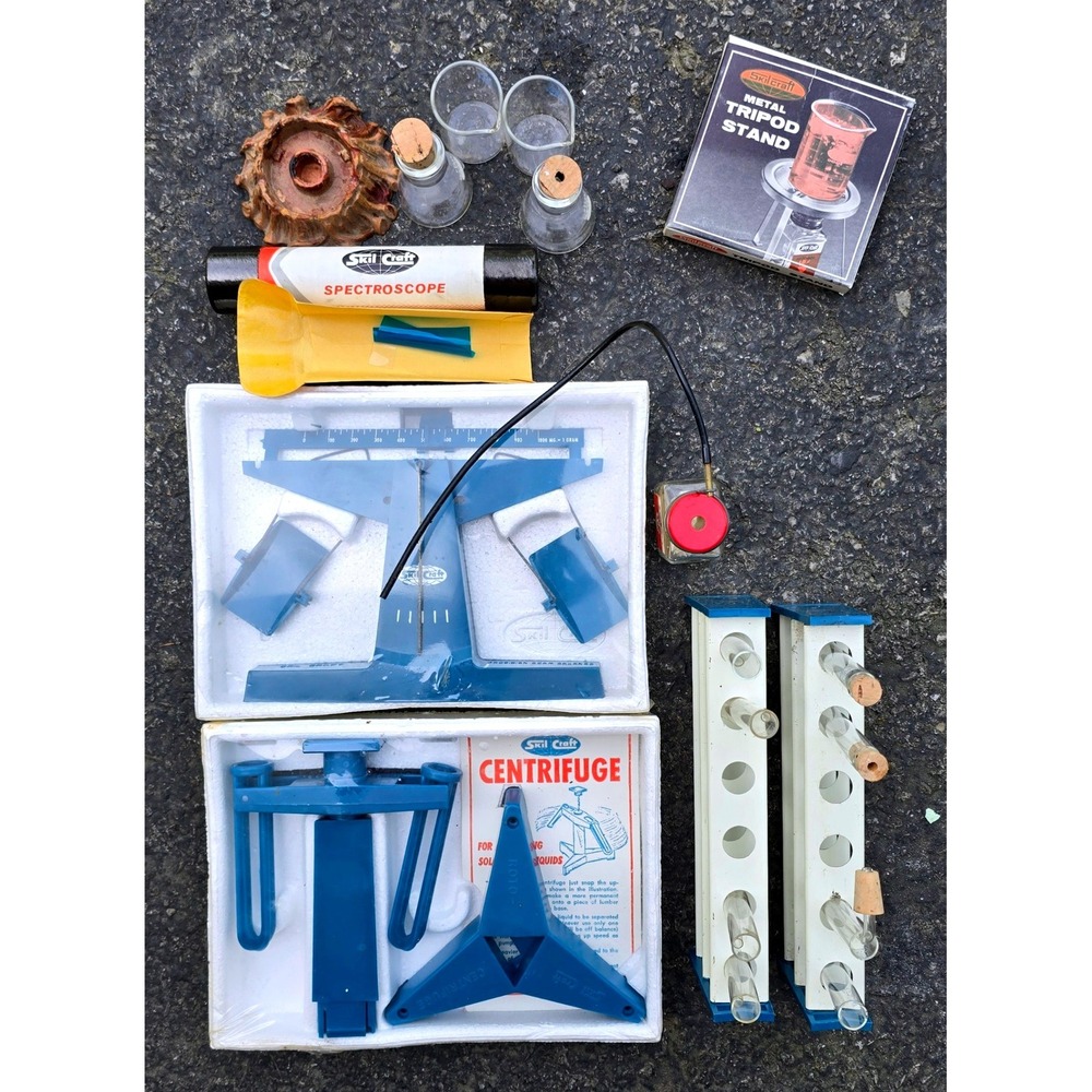 Vintage 1969‎ Skil-Craft Advanced Srnior Chemistry Set #506 Equipment Centrifuge